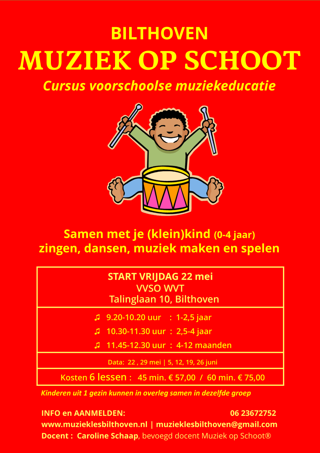 Praktische info ouder-kind cursussen BILTHOVEN